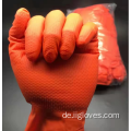 Sicherheit Orange Reine Nitrilhandschuhe bequeme Handschuhe
